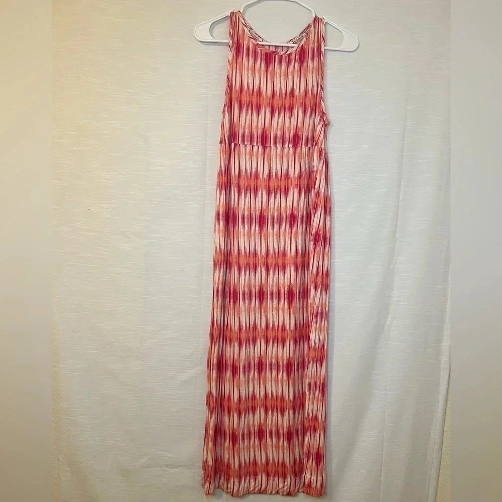 Koolaburra by UGG Women's Dress Sz XS Rayon Spandex Maxi Tank Pink - Picture 2 of 9